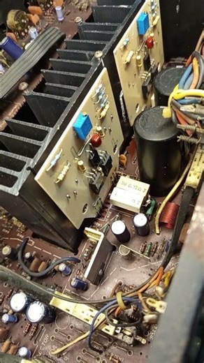 INSTALL A MODUL POWER PACK REPLACE STK0050 VINTAGE technics su-8055 stereo integrated DC amplifier
