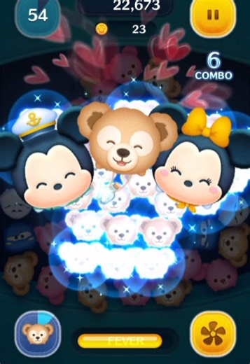 ダッフィー スキレベ-3 アイテム-5→4.ボム #ツムツム