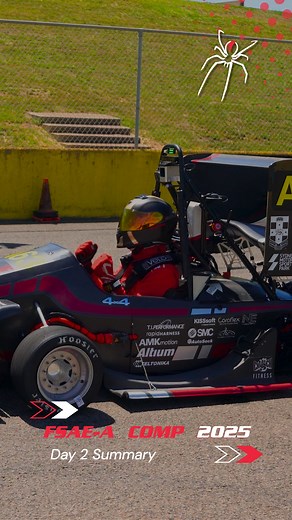 UNSW Redback Racing on Instagram: "Agustin takes us through Day 2 of the FSAE 2025 Competition! ✅ 💪 #unsw #unswengineering #unswredbackracing #redbackracing #formulastudent #fsae #formulasaeaustralasia #calderparkraceway #studentproject #studentengineer #engineering"