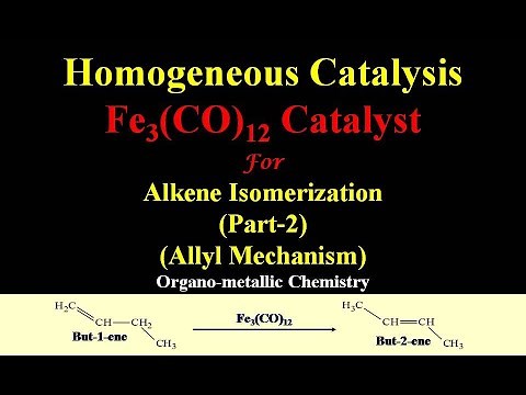 Alkene Isomerization | [Fe3(CO)12] Catalyst | Allyl Mechanism | CSIR NET