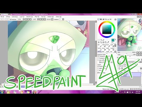 Puffed Peridot/Powerpuff Girls (PPG) + Steven Universe (SU) Crossover Speedpaint: Souvenir