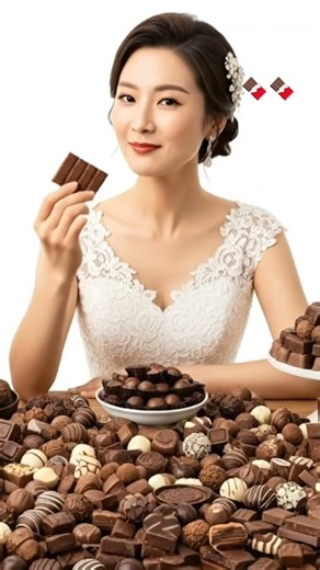 chinese girl eating chocolates 🍫 #shorts #asmr