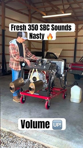 This SBC 350 CAMMED Idle Sounds NASTY 😳🔥