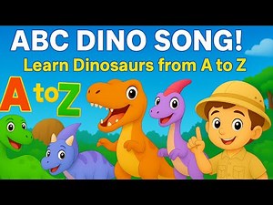 Dino ABC Song! 🦕 Learn A–Z Dinosaurs You’ve Never Heard Of! | ABC Song for Preschool Kids
