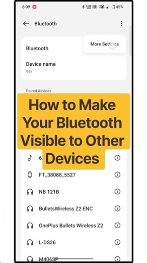 How to Make Your Bluetooth Visible to Other Devices 🔥 | Bluetooth Visibility Settings on Android