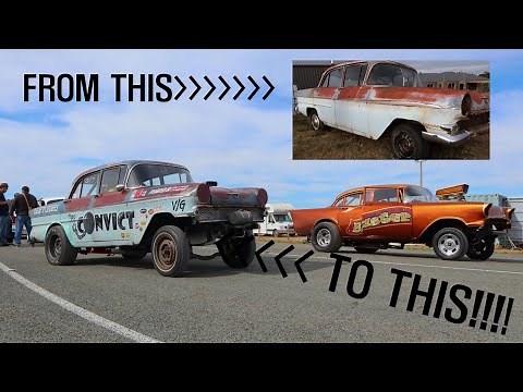 How i built my Gasser Drag Car AT HOME!