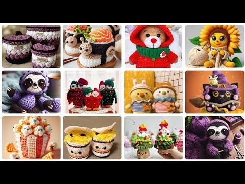 Ideas de patrones de ganchillo a mano muy atractivas y bonitas para la decoración del hogar.