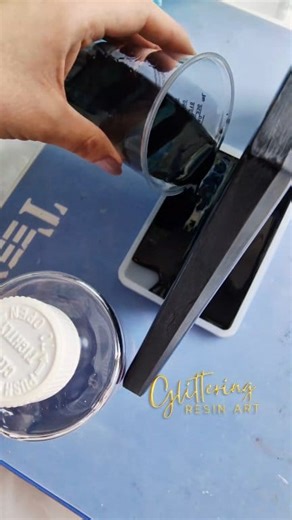 ✨️ NFC and QR Code Resin Sign. Proud to create this custom piece for my friend’s amazing business journey 🫶 💦 Crafted with epoxy resin from Teexpert Resin Art #glitteringresinart #resinplaque #resinartist #resinartwork #scanQRcode #businesssigns #resinepoxy #HandmadeWithHeart #supportsmallbussines | Glittering Resin Art