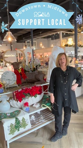 In our newest “Voices of Downtown” video, we feature the one and only Paula King, owner of Agapanthus and our reigning Retailer of the Year! 🌟 Paula shares her powerful perspective on why choosing to #ShopSmall is crucial. When you support local businesses like Agapanthus, you are investing in the heart of our community, supported by the very best in the business! Make your holiday shopping meaningful this year! Thank you, Paula, for being an incredible Downtown leader. #ocalamainstreet # downt