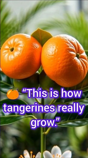 “Tangerine Growth 🍊 | From Seed to Fruit (Timelapse)”