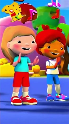 Walk and Clap with Me! | Fun Movement Song for Kids 2025 👣👏 #shorts