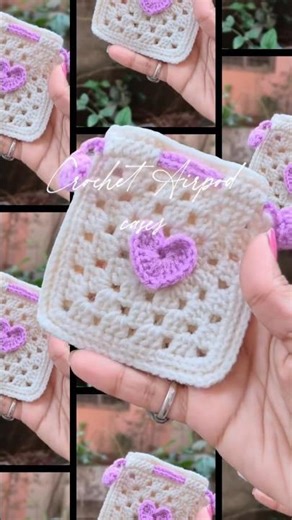 cute asthetic crochet Airpod cases #giftideas #diycraft