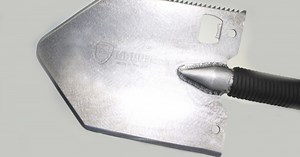 Crovel Tactical shovel digs holes, chops wood, impales zombies