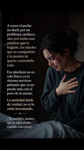 Dolor de Pecho y ansiedad #salud #ansiedad