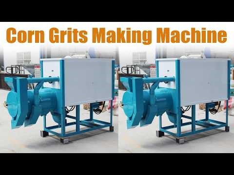 High Efficiency Maize Grits Making Machine | Industrial Corn Processing #corn #maize #farming