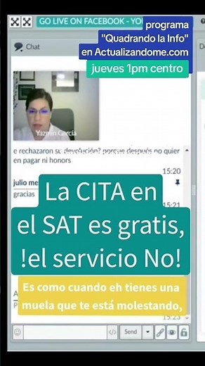 la cita en el SAT es gratis, el servicio no.#contadores #citaste #ModoPartido #devolucion