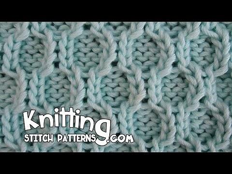 Honeycomb Trellis stitch