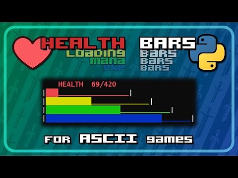 EASY Health Bars for BEGINNERS - Python ASCII Tutorial