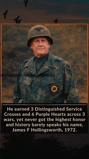 James F. Hollingsworth did not follow war. War followed him. World War II. Korea. Vietnam. Three wars. Three lifetimes of combat. He never hid behind desks. He moved forward. Always forward. In World War II, with the 2nd Armored Division, he fought through seven campaigns from North Africa to Berlin. Tanks burning. Cities collapsing. He kept pushing. General George S. Patton called him one of the finest battalion commanders of the war. And that was only the beginning. In Vietnam, Hollingsworth r