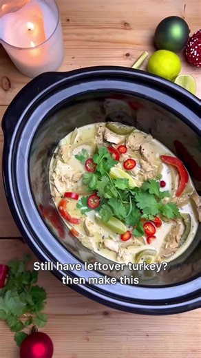 Slow Cooker Thai Green Turkey Curry Recipe