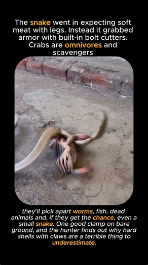 When the “Side Dish” Fights Back #animals #viral #animalshorts #fighting #hunting #wow