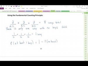 5.3 Probabilities Using Counting Methods