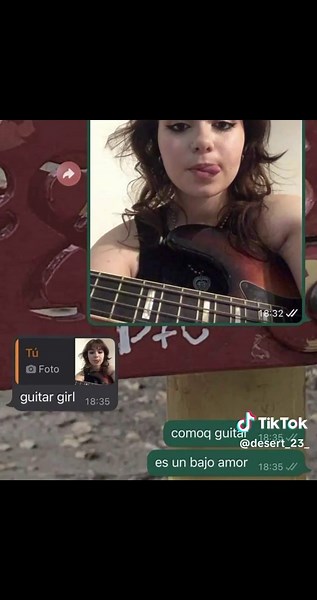 Humorous Guitar Girl Explains Unique Christmas Decorations