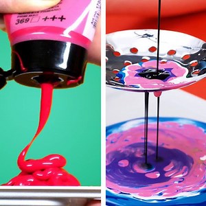 3.4M views · 10K reactions | Incredible Painting Methods To Make Art! | Crafty Panda | Facebook