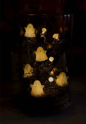 DIY Magical Halloween Light — ghost halloweendecor DIY