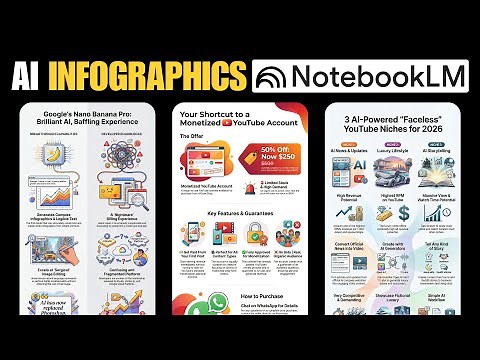 How to Create STUNNING Infographics with NotebookLM (FREE)
