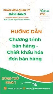 Sales Program Guide - Sales Invoice Discounts [ViethasPos-F&B-mobile-VIE]