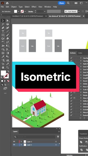 Isometric Design Tutorial in Illustrator