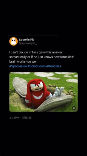 Spookie Pie | I want to continue watching Sonic X and rewatch Sonic Boom, but I’m currently stuck on Demon Slayer which I ironically primarily post about... | Instagram