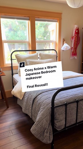 Cozy Anime and Warm Japanese Bedroom Makeover Reveal