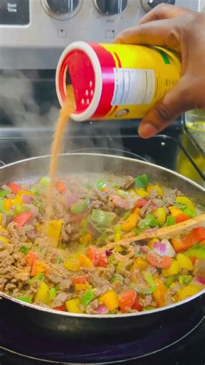 How to cook rice with meat 🥩