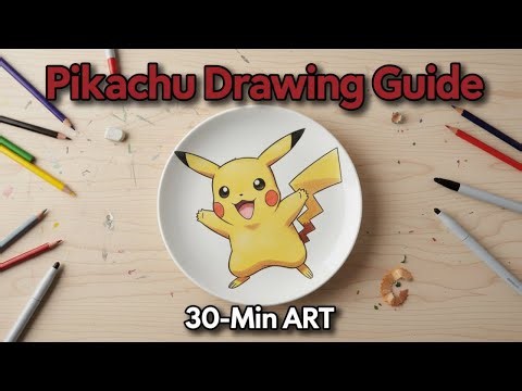 Easy Pikachu Drawing Tutorial | Pokemon for All Levels
