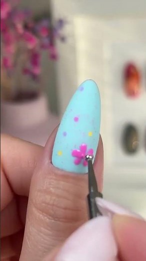 Watch Me Work: Easy Floral Nails for Fall 🍂✨ Step-by-Step Nail Art Tutorial