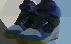 利用Blender API自动制作10000个NFT运动鞋作品