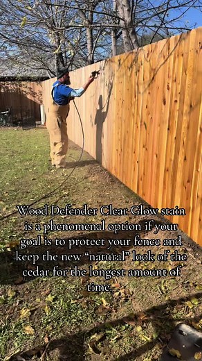 Best Stain for Fences: Wood Defender Clear Glow