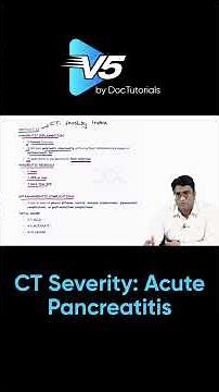 CT Severity Index in Acute Pancreatitis | Radiology Made Simple