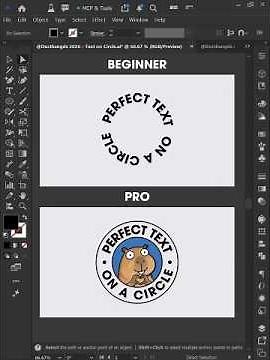 Adobe Illustrator 2026 Tips – How to add Perfect Text on Circle