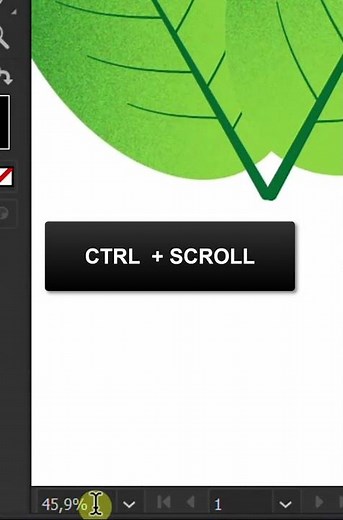 Zoom in Zoom Out Trick Adobe Illustrator
