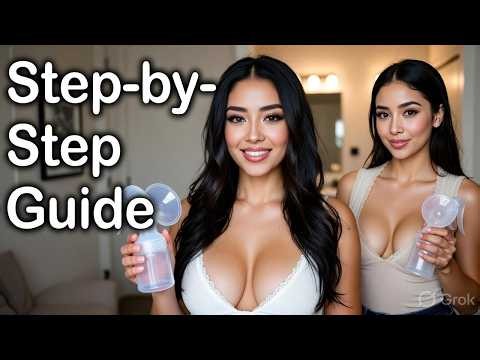4k breastfeeding & breast pump tutorial - beginner friendly tutorial for new moms using breast pump