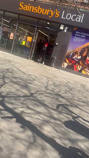 Thoughts on this please ….Angry cyclist abusing Sainsburys staff as they did not allow him to bring his bike into the store. Bike rack is 3 meters away. Police arrived and did an excellent job.Well done police 👏🏻👏🏻👏🏻👏🏻👏🏻