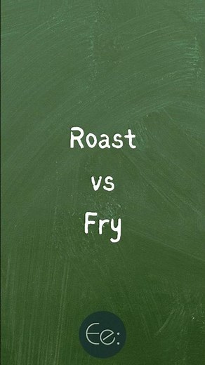 Roast or Fry? 🔥🍳 What’s the Difference? English Explained #words #difference #meaning #esl #tips