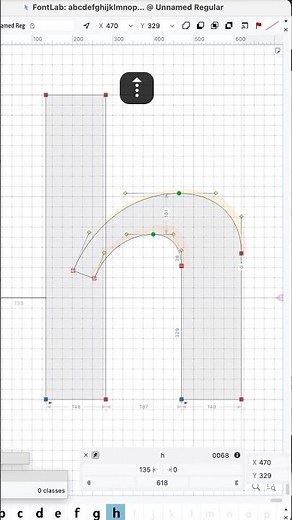 Lowercase glyph FontLab 8 #fontlab8 #fontlab #typography #typeface #font #sansserif #fontdesign