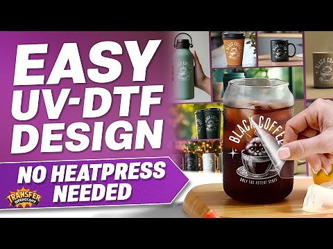 UV Sticker DTF Design Made Easy With Kittl No Heatpress Needed