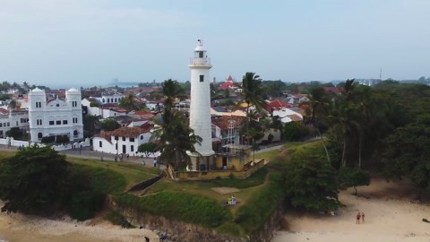 Drone Flight Over Galle: Sri Lanka’s Historic Fort City