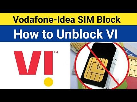 Vodafone-Idea Sim Card Block ? | How to Unblock VI Sim Card From Home