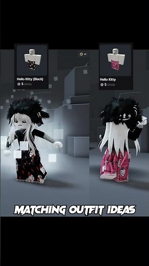 Matching Outfit Ideas 🖤 #roblox #outfits #fyp #r15